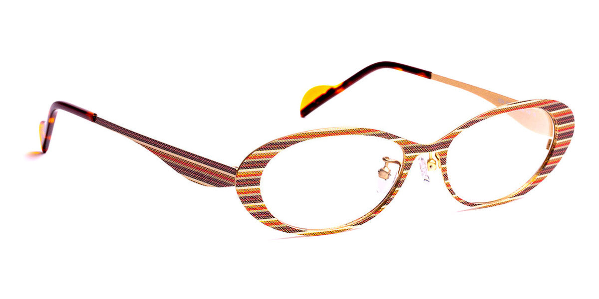 J.F. Rey® Izza JR Izza 5000 52 - 5000 Gold/Brown Red Tissue Eyeglasses