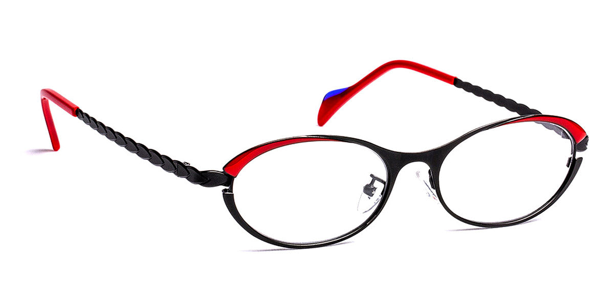 J.F. Rey® Joie JR Joie 0030 51 - 0030 Black/Red Eyeglasses