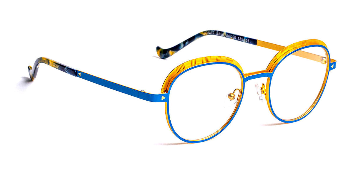 J.F. Rey® Jonat JR Jonat 2550 50 - 2550 Blue/Gold Eyeglasses