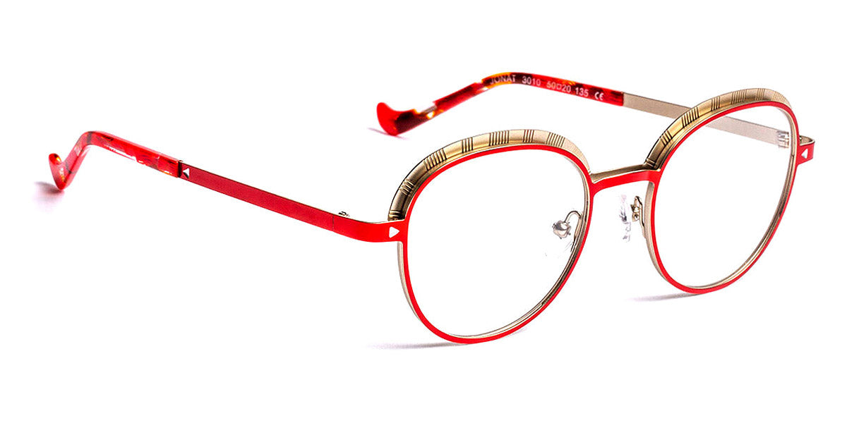 J.F. Rey® Jonat JR Jonat 3010 50 - 3010 Red/Silver Eyeglasses