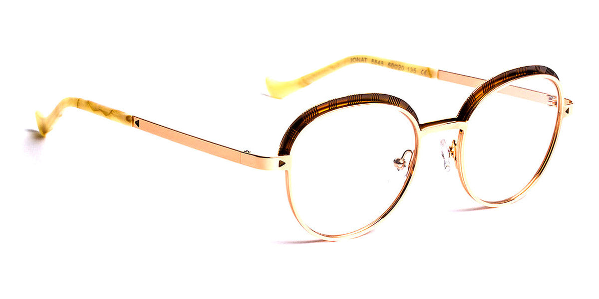 J.F. Rey® Jonat JR Jonat 5545 50 - 5545 Shiny Pink Gold/Bronze Eyeglasses