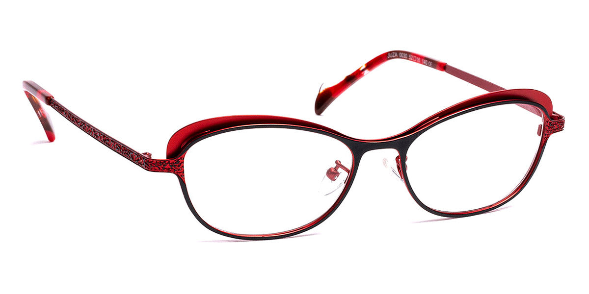 J.F. Rey® Juza JR Juza 0030 52 - 0030 Black/Red Eyeglasses