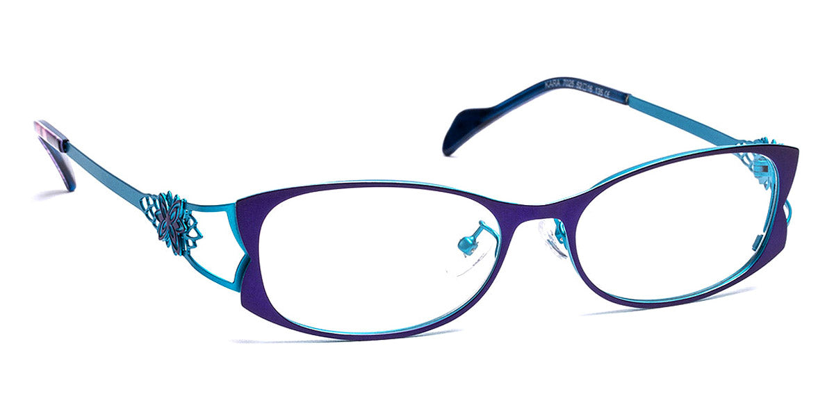 J.F. Rey® Kara JR Kara 7025 52 - 7025 Purple/Turquoise Eyeglasses