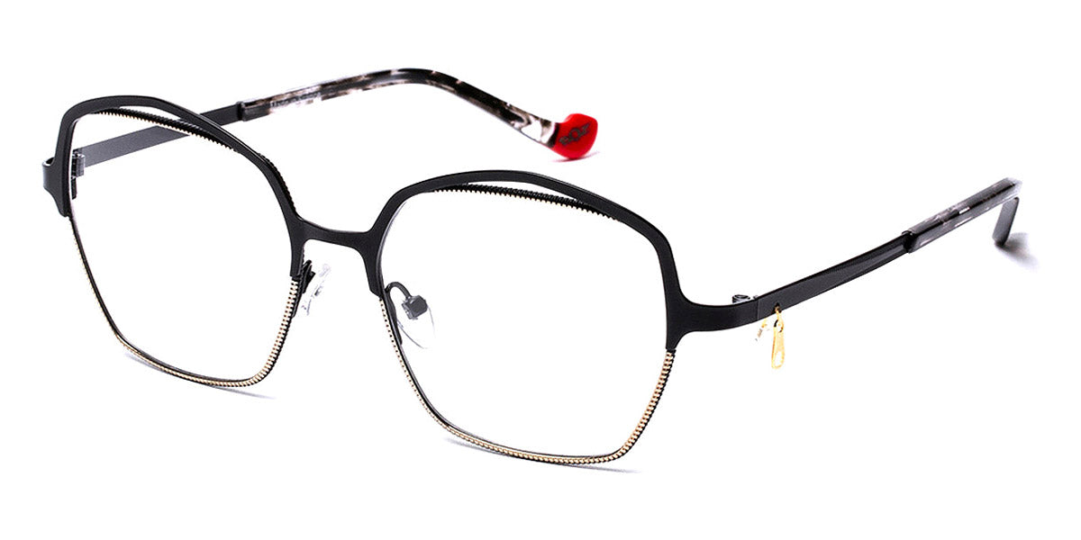 J.F. Rey® Karen JR Karen 0050 53 - 0050 Black/Yellow Gold Eyeglasses