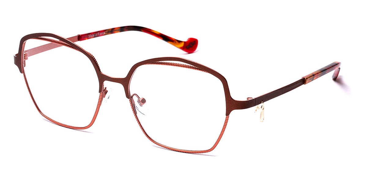 J.F. Rey® Karen JR Karen 9080 53 - 9080 Chocolate/Peach Eyeglasses