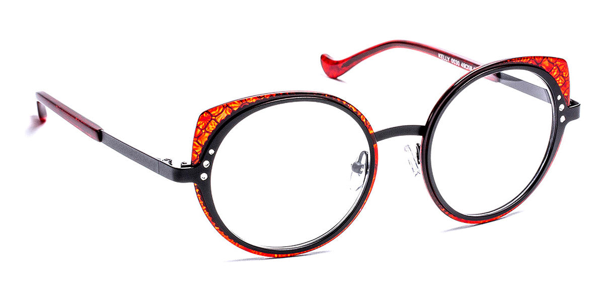 J.F. Rey® Kelly JR Kelly 0030 49 - 0030 Black/Red Eyeglasses