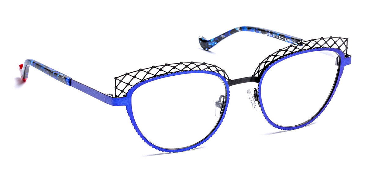 J.F. Rey® Kiss JR Kiss 2010 52 - 2010 Blue/Black/Silver Eyeglasses