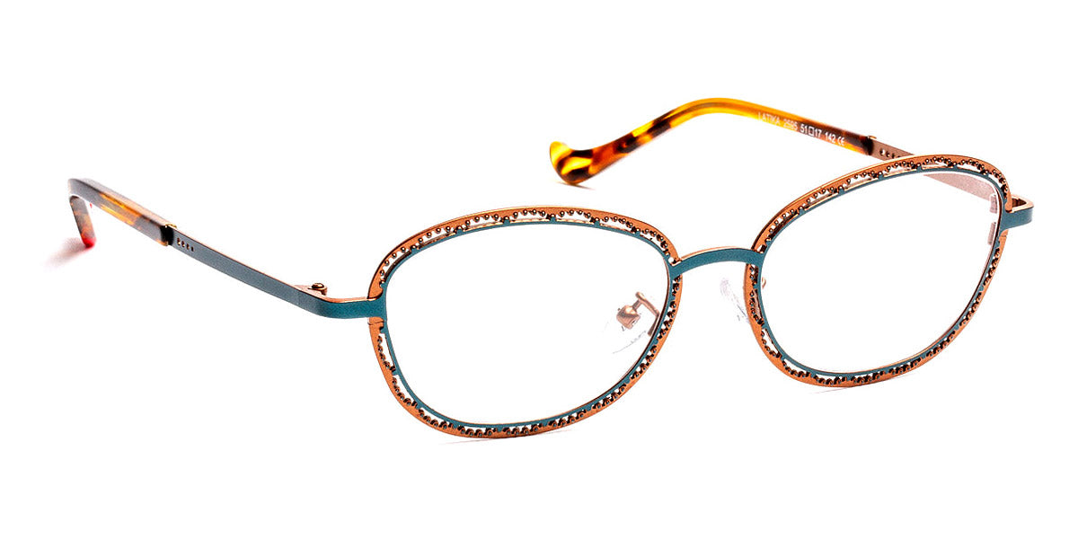 J.F. Rey® Latika JR Latika 2595 51 - 2595 Blue/Light Brown Eyeglasses