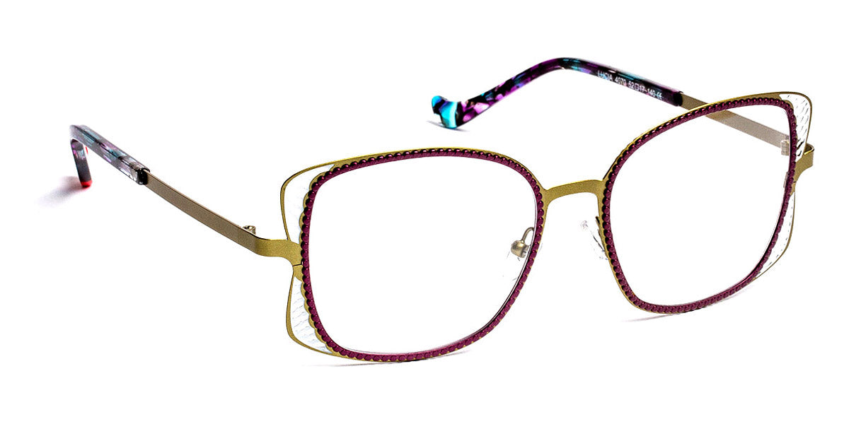 J.F. Rey® Lucia JR Lucia 4070 52 - 4070 Khaki/Plum/White Eyeglasses