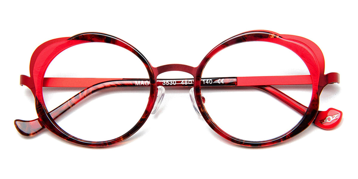 J.F. Rey® Maguy JR Maguy 3530 48 - 3530 Demi Red/Satin Red Eyeglasses