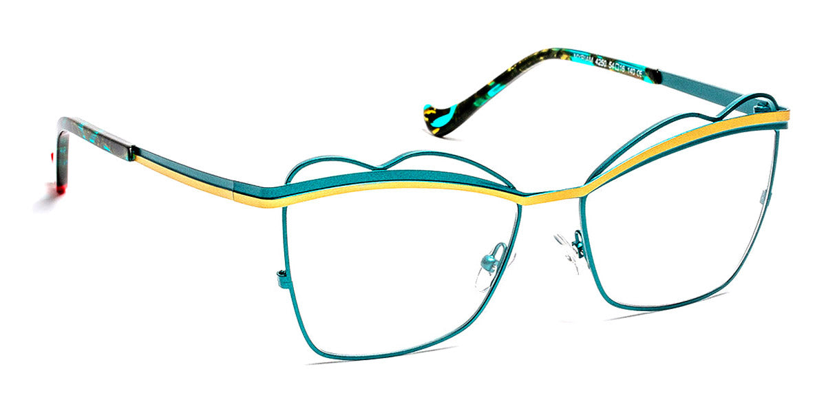 J.F. Rey® Myriam JR Myriam 4250 54 - 4250 Blue Peacock/Gold Eyeglasses