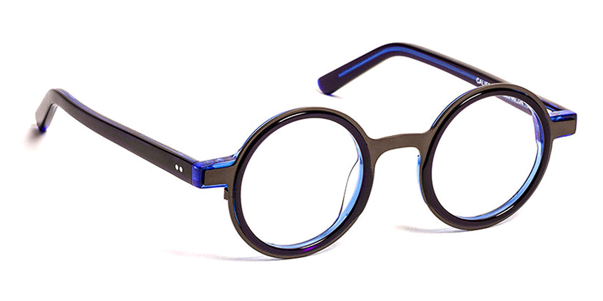 J.F. Rey® California JR California 2020 46 - 2020 Blue Satin Silver Metal Eyeglasses