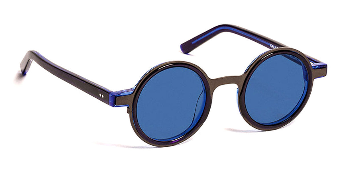 J.F. Rey® California Sun JR California Sun SOL2020 46 - SOL2020 Blue Satin Silver Metal Sunglasses