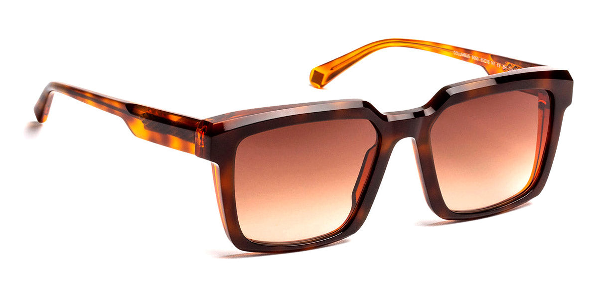 J.F. Rey® Columbus Sun JR Columbus Sun 9060SOL 55 - 9060SOL Demi/Orange Transparent Sunglasses