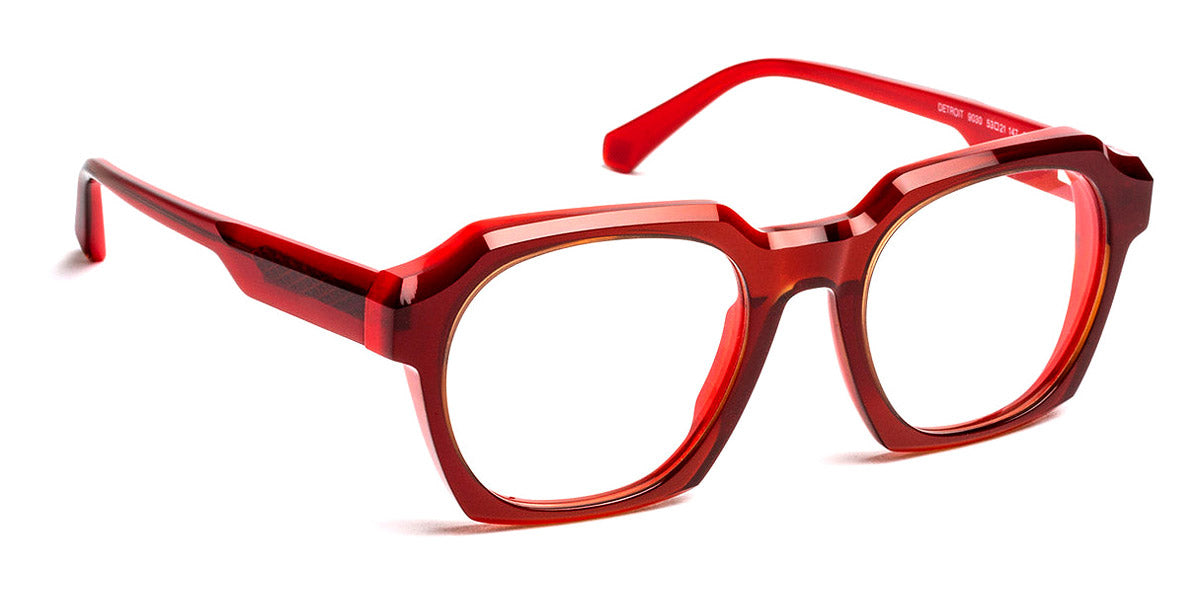 J.F. Rey® Detroit JR Detroit 9030 53 - 9030 Brown/Red Eyeglasses