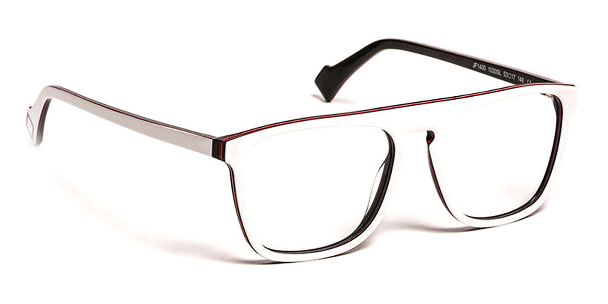 J.F. Rey® JF1400 JR JF1400 1030SL 53 - 1030SL White/Black/Red Eyeglasses