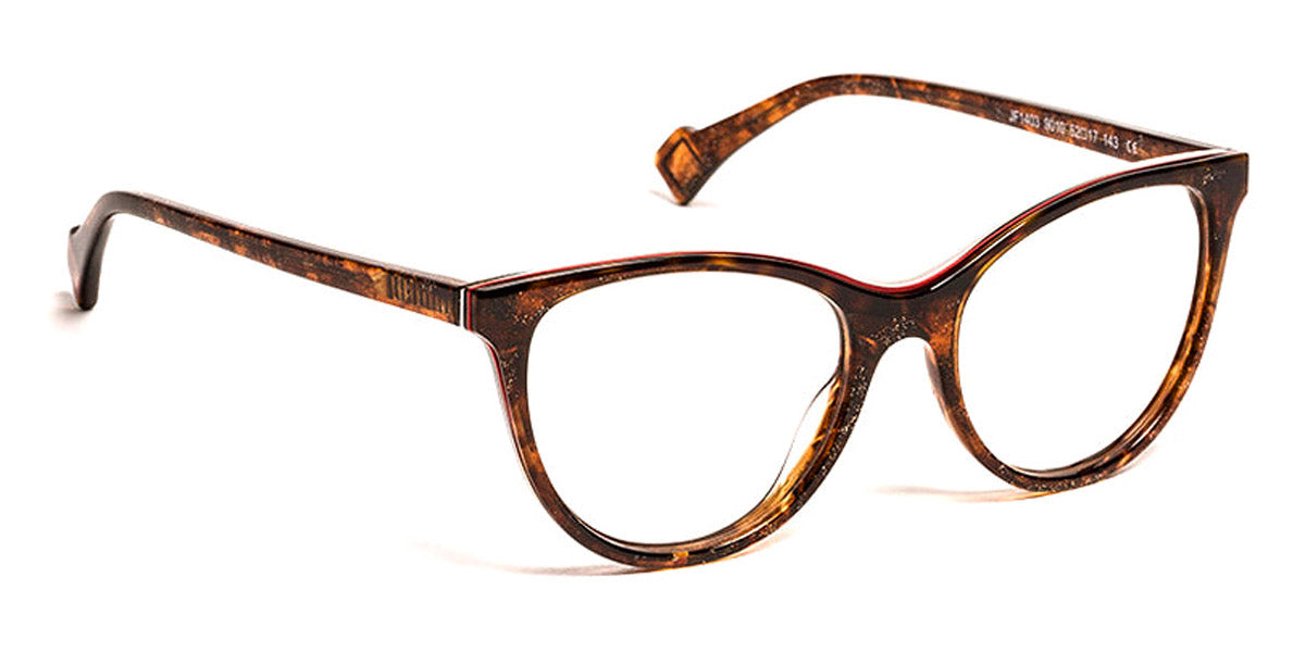 J.F. Rey® JF1403 JR JF1403 9010 52 - 9010 Brown/White/Brown Eyeglasses