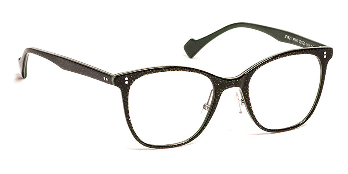 J.F. Rey® JF1421 JR JF1421 4500 50 - 4500 Green/Black Eyeglasses