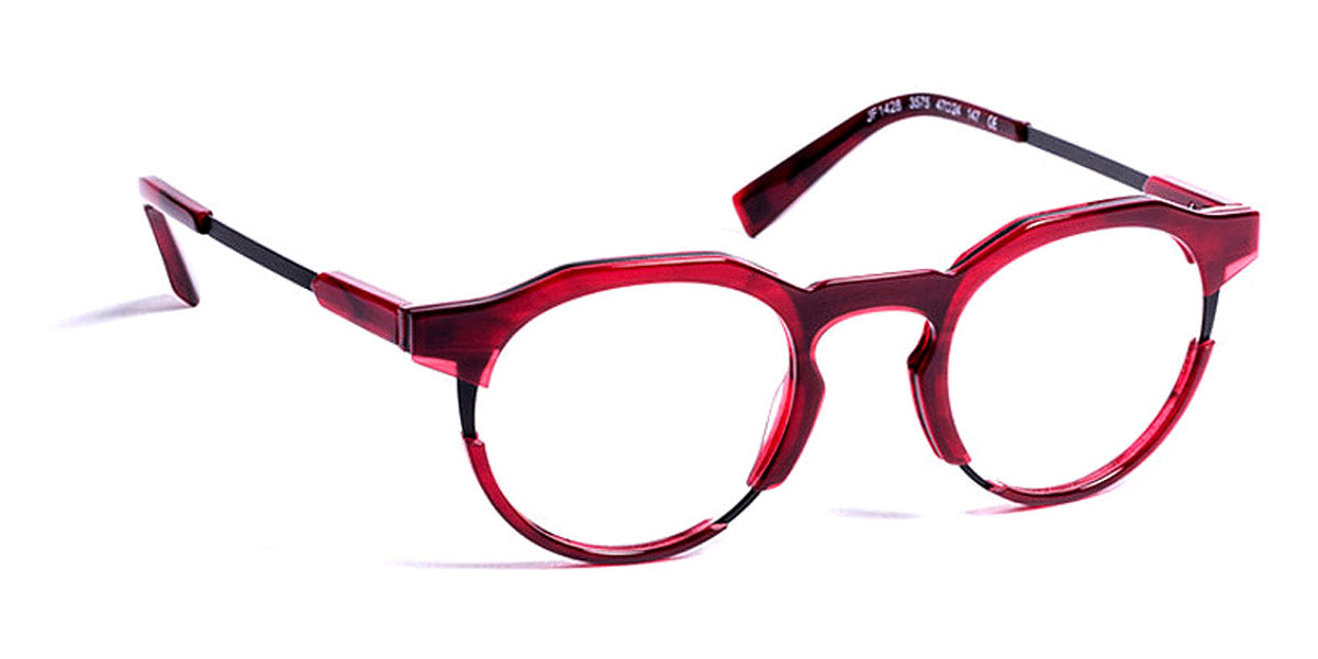 J.F. Rey® JF1428 JR JF1428 3575 47 - 3575 Red/Black Eyeglasses