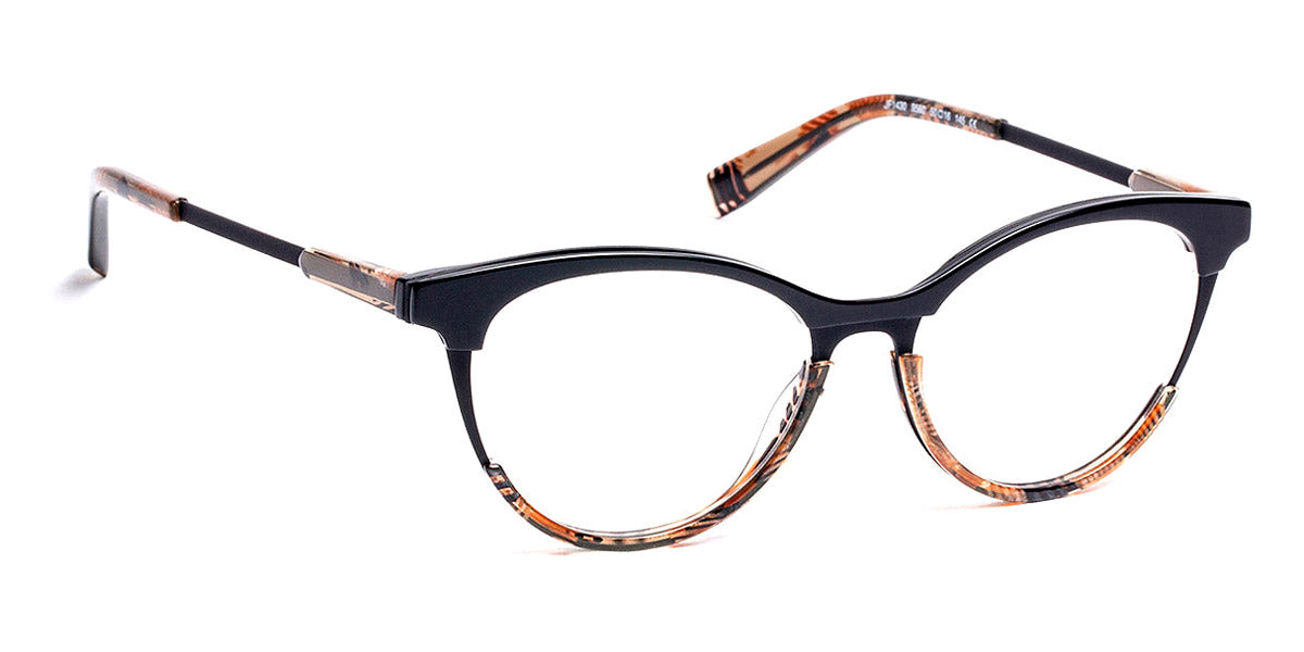 J.F. Rey® JF1430 JR JF1430 9560 50 - 9560 Brown Lace/Black Eyeglasses