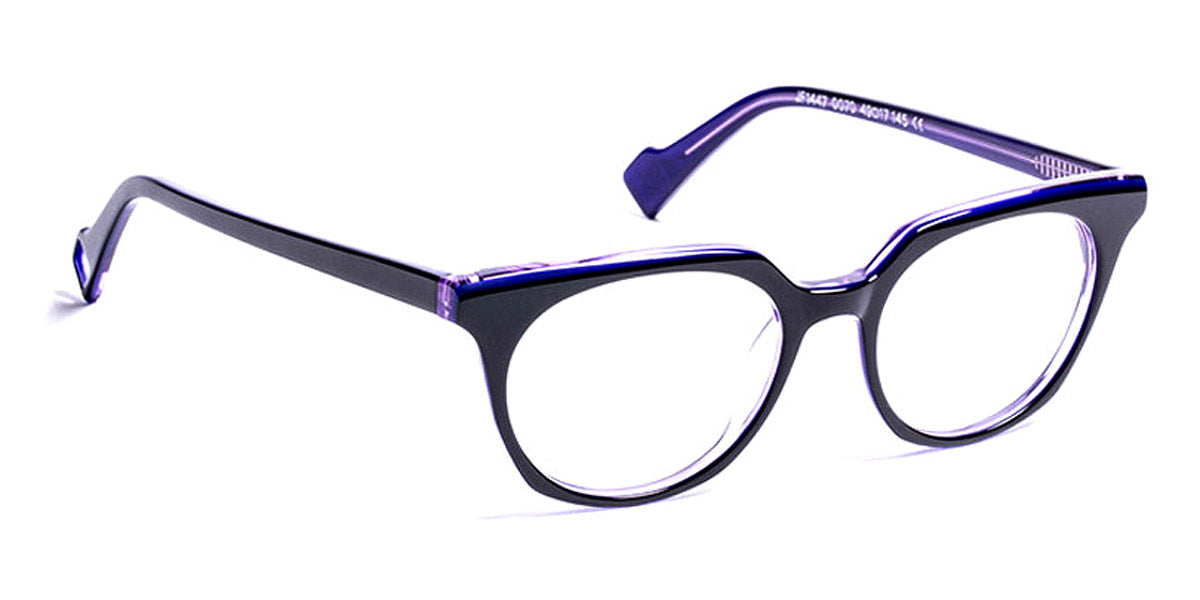 J.F. Rey® JF1447 JR JF1447 0070 49 - 0070 Black/Purple Eyeglasses