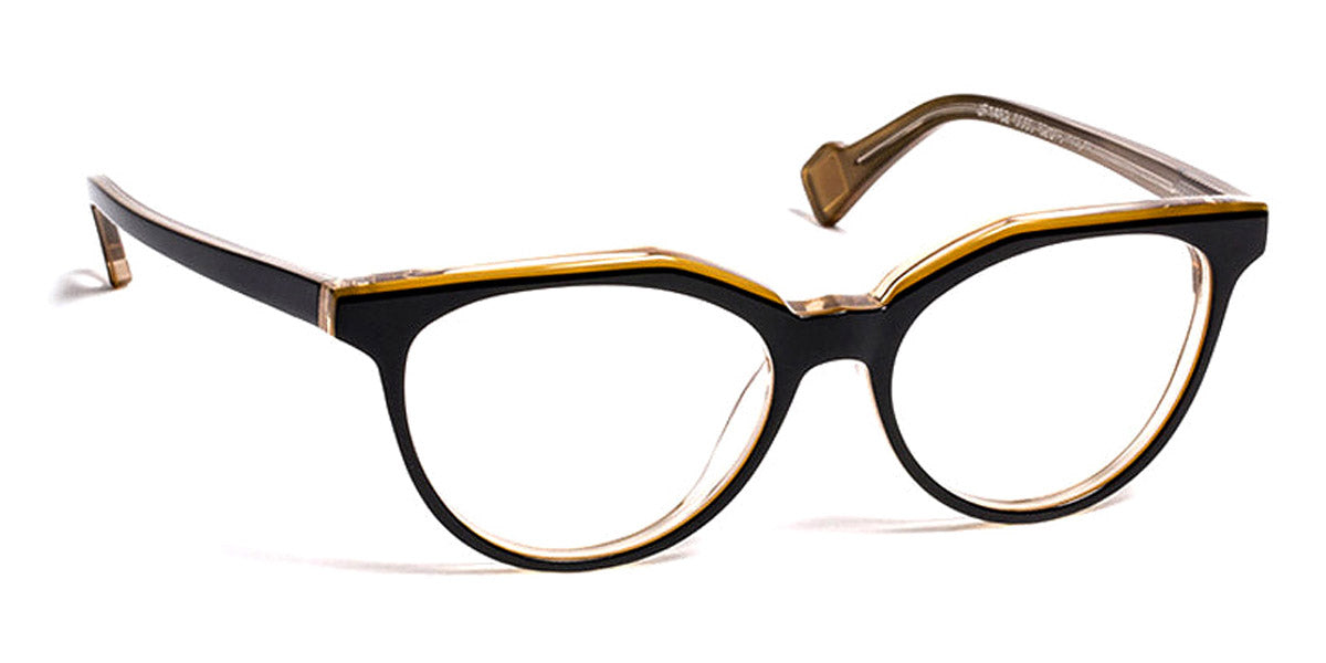 J.F. Rey® JF1462 JR JF1462 0050 52 - 0050 Black Yellow Eyeglasses