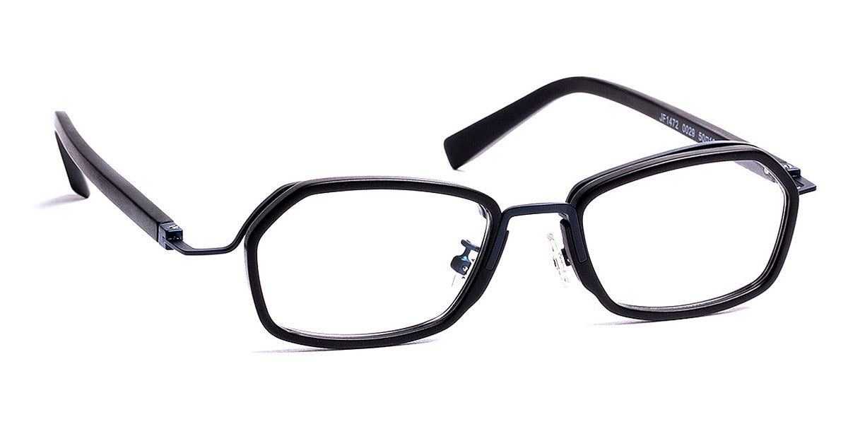 J.F. Rey® JF1472 JR JF1472 0029 50 - 0029 Matte Black/Dark Blue Eyeglasses