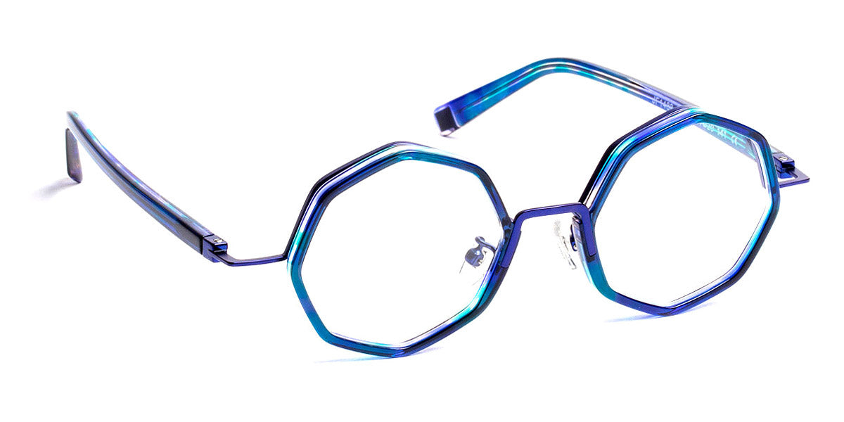 J.F. Rey® JF1483 JR JF1483 2050 47 - 2050 Blue/Satin Blue Eyeglasses