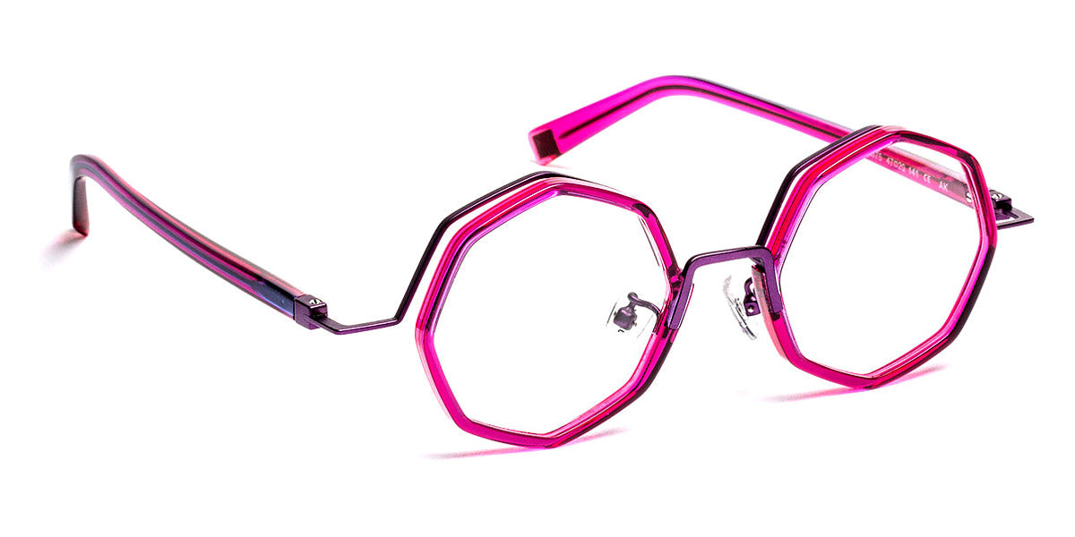 J.F. Rey® JF1483 JR JF1483 8575 47 - 8575 Pink/Plum Eyeglasses