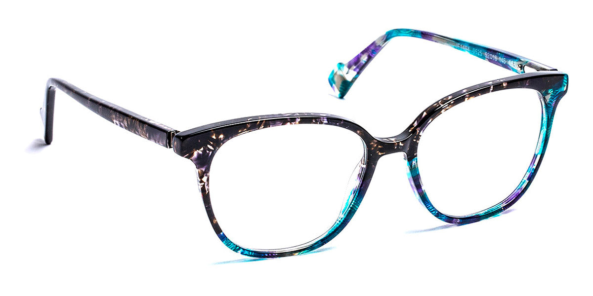 J.F. Rey® JF1494 JR JF1494 0525 52 - 0525 Black/Blue/Purple Lace Eyeglasses