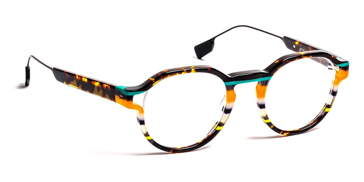 J.F. Rey® JF1505 JR JF1505 9025 47 - 9025 Demi/Yellow/Black Eyeglasses