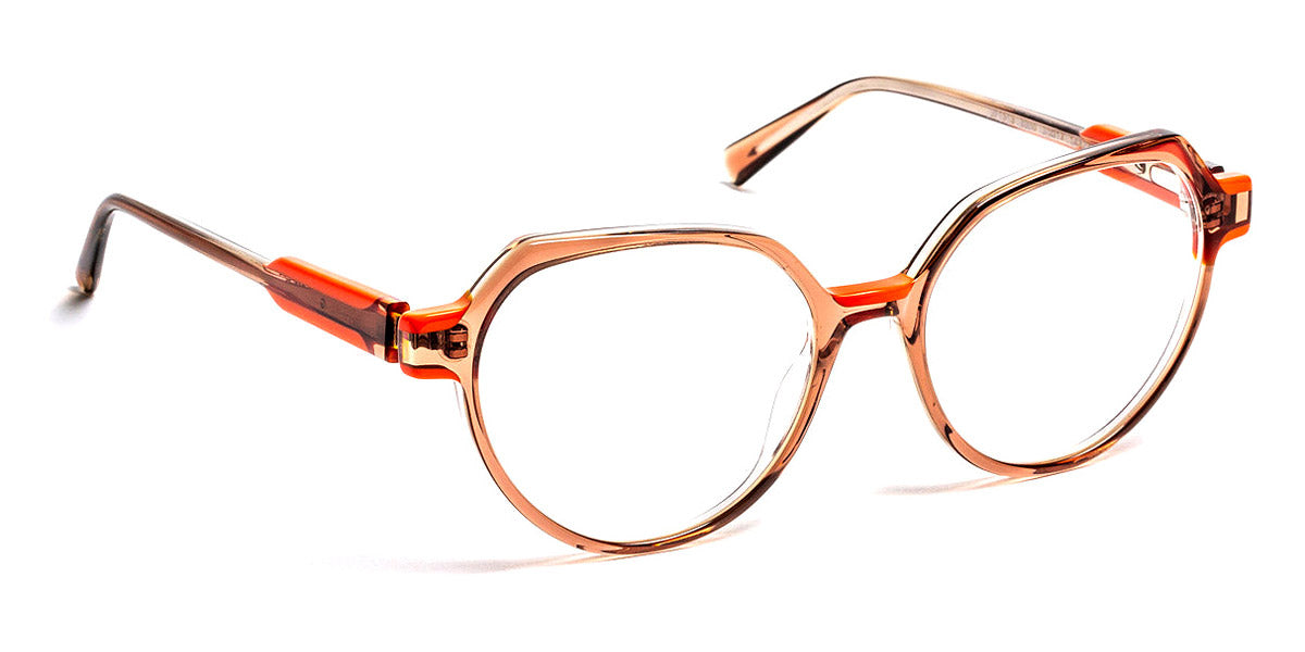 J.F. Rey® JF1513 JR JF1513 8030 53 - 8030 Pink/Red Orange Eyeglasses