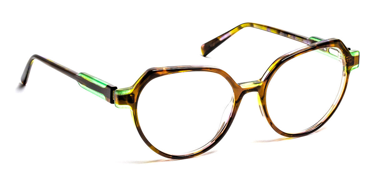 J.F. Rey® JF1513 JR JF1513 9040 53 - 9040 Brown/Light Green Eyeglasses