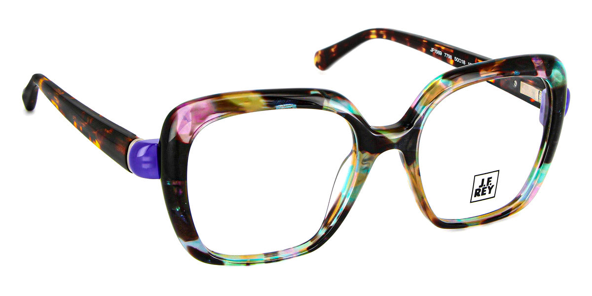 J.F. Rey® Jf1569 JR JF1569 7798 50 - 7798 Demi Multicoloured / Purple Eyeglasses