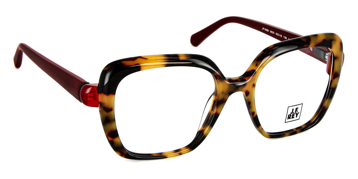 J.F. Rey® Jf1569 JR JF1569 9830 50 - 9830 Demi / Red Eyeglasses