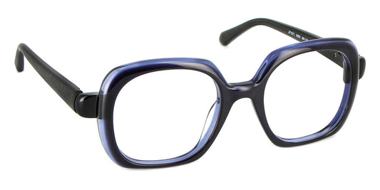 J.F. Rey® Jf1571 JR JF1571 0000 48 - 0000 Black Dark Blue Gradient / Black Eyeglasses