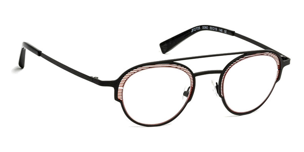 J.F. Rey® JF2705 JR JF2705 0060 50 - 0060 Black/Carrot Eyeglasses