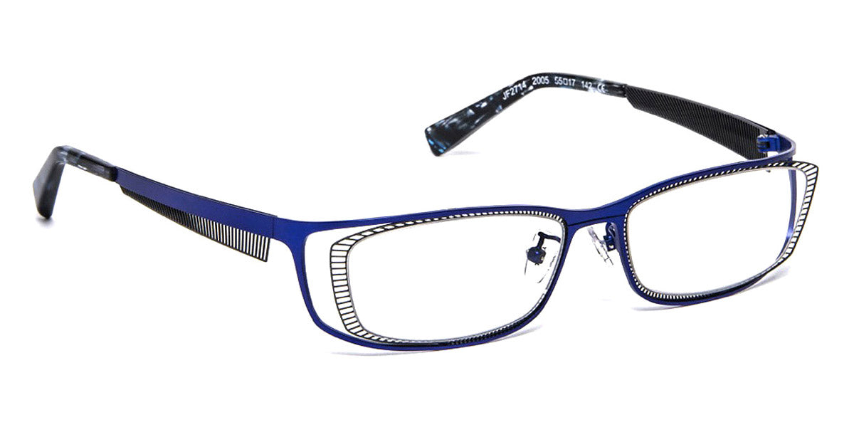 J.F. Rey® JF2714 JR JF2714 2005 55 - 2005 Blue/Gunmetal Eyeglasses