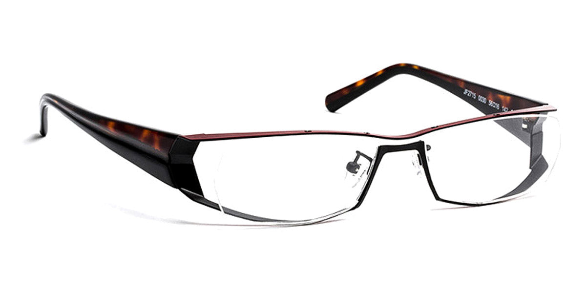 J.F. Rey® JF2715 JR JF2715 0030 56 - 0030 Black/Red Eyeglasses