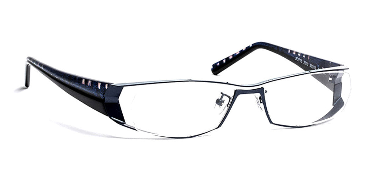 J.F. Rey® JF2715 JR JF2715 2510 56 - 2510 Navy Blue/Silver Eyeglasses