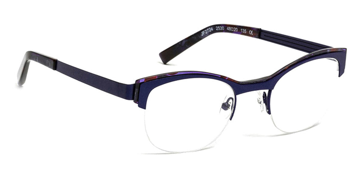 J.F. Rey® JF2724 JR JF2724 2530 48 - 2530 Silver Red/Bright Blue Eyeglasses