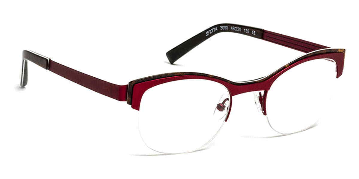 J.F. Rey® JF2724 JR JF2724 3090 48 - 3090 Snake Brown/Red Eyeglasses