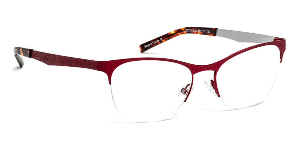 J.F. Rey® JF2727 JR JF2727 3010 52 - 3010 Red/Silver Eyeglasses