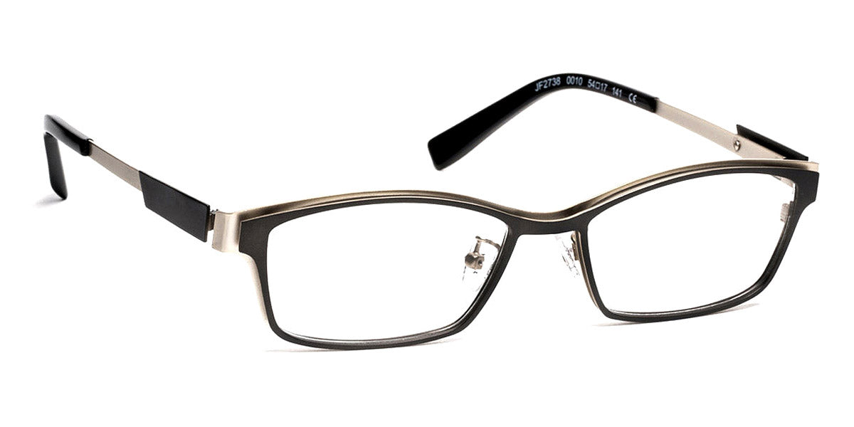 J.F. Rey® JF2738 JR JF2738 0010 54 - 0010 Black/Silver Eyeglasses