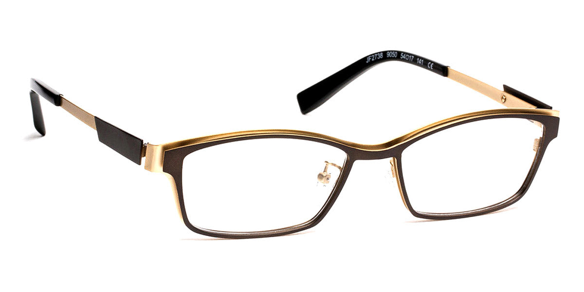 J.F. Rey® JF2738 JR JF2738 9050 54 - 9050 Brown/Gold Eyeglasses