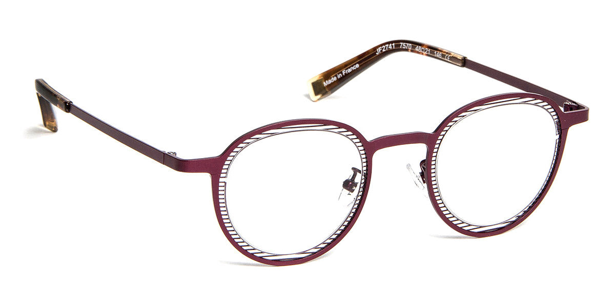 J.F. Rey® JF2741 JR JF2741 7570 48 - 7570 Plum/Purple Eyeglasses