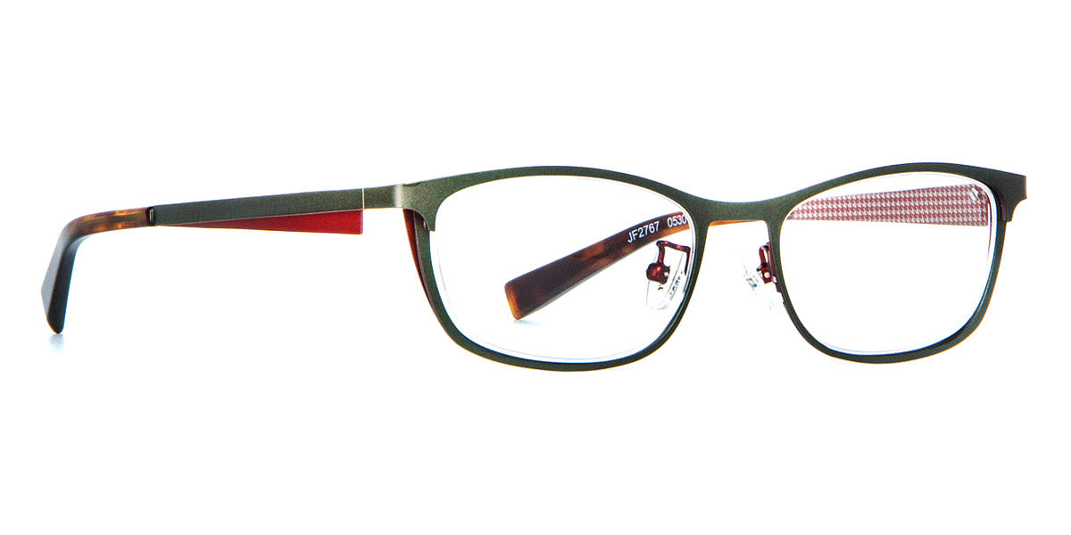 J.F. Rey® JF2767 JR JF2767 0530 53 - 0530 Gunmetal/Red Eyeglasses