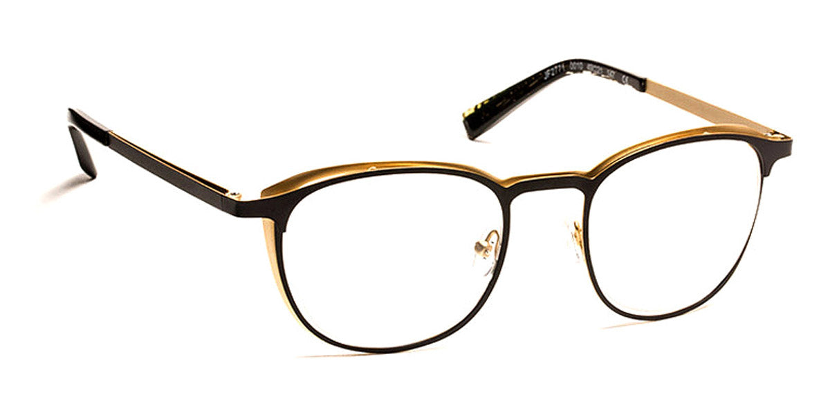 J.F. Rey® JF2771 JR JF2771 0010 49 - 0010 Black/Soft Gold Eyeglasses