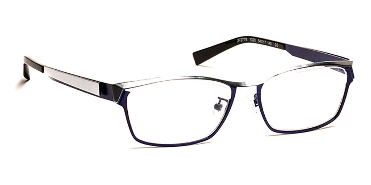 J.F. Rey® JF2778 JR JF2778 1020 54 - 1020 Shiny Silver/Blue Eyeglasses