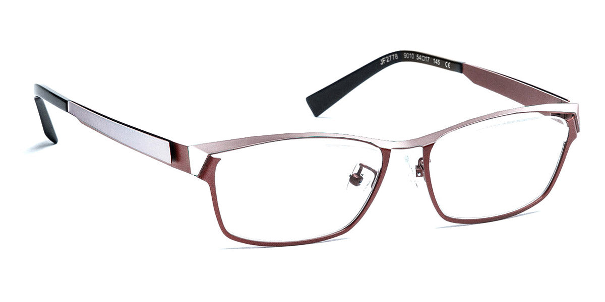 J.F. Rey® JF2778 JR JF2778 9010 54 - 9010 Brown/Silver Eyeglasses